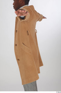 Kavan beige coat casual dressed upper body 0003.jpg